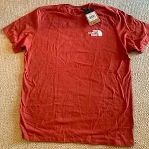 New XL North Face T-shirt rust